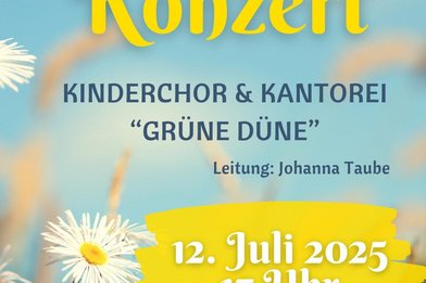 Einladung Sommerkonzert mit Blumen - Copyright: Johanna Taube
