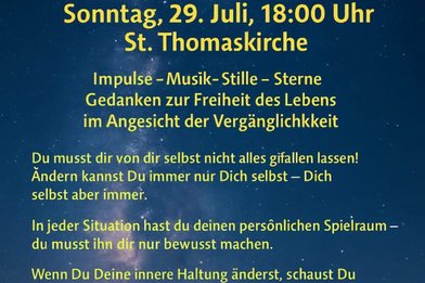 Einladung Sternstunde - Copyright: Fabian Eusterholz