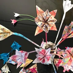 Origami-Blüten